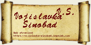 Vojislavka Sinobad vizit kartica